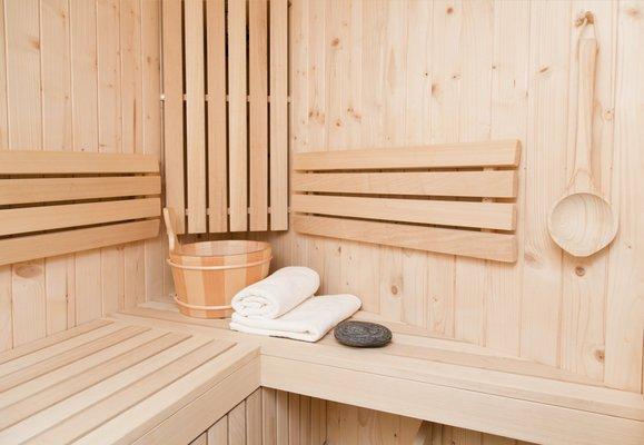 Luxurious dry sauna