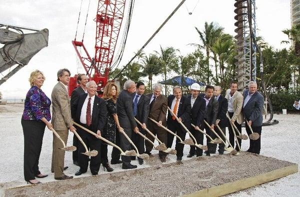 Château Beach Residences Ground Breaking (2012)