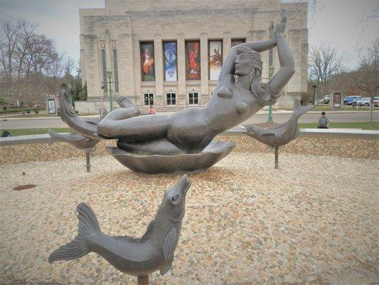 Birth of Venus by Robert Laurent (cast in 1958, dedicated in 1961)