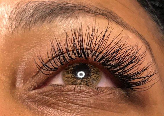 Customized Hybrid Eyelash Extensions Style: Babydoll Eye