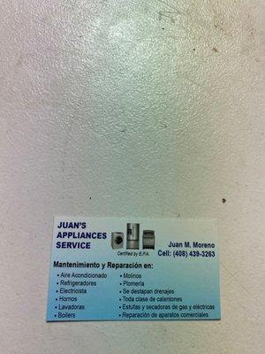 Juan Appliances Multiservices