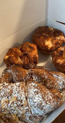 2 Almond Croissants 3 Kouign Amann