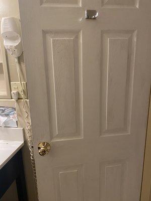 Bathroom door