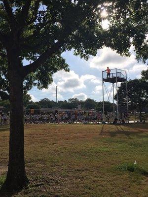 Austin High School Band Rehearsal