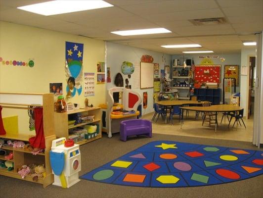 Angels Unlimited Preschool fun learning room.