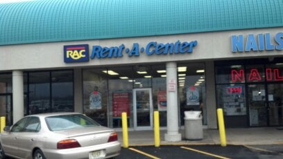 The Rent-A-Center storefront, Trenton, NJ