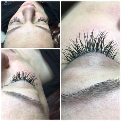 Full classic eyelash extensions