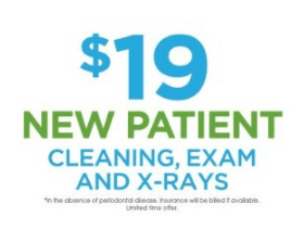 $19 New Patient Special.