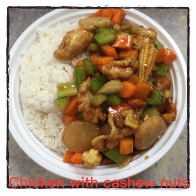 Chicken with cashew nuts