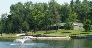 The lake has two ropes to show how deep the water is, this is past the second rope where you can fish.