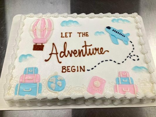 Adventure Baby Cake