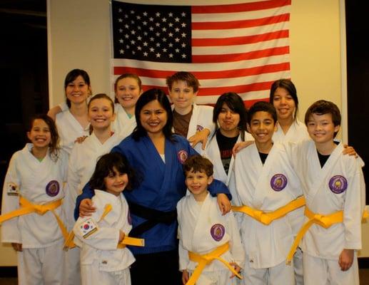 Yellow Belt Promotion at Villatuya's Academy of Tae Kwon Do in St. George, UT