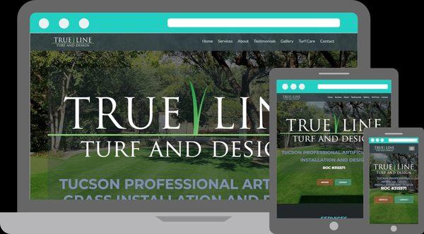 True Line Turf and Design Website