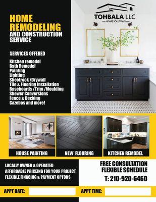 Home Remodeling Construction Services