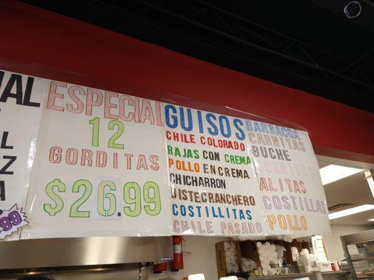 Menu #2, meats for tacos or burritos or whatever you want them to make