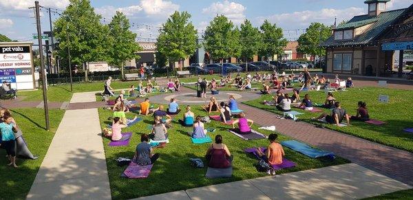 Upward Dog Days of Summer @ Riley Park