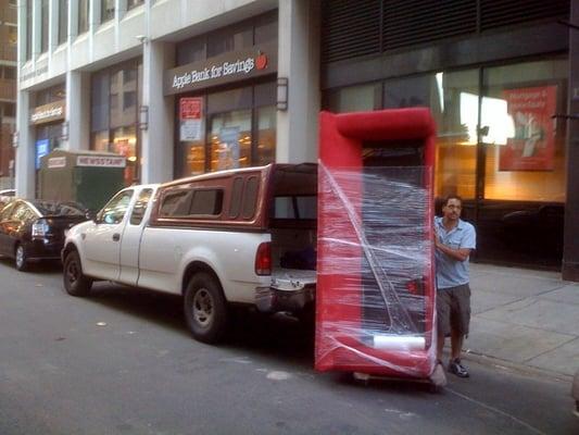 Big Hide-a-bed  was an easy fit in truck!