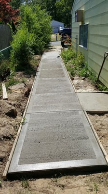 Fresh new walkway