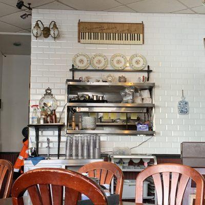 Perry's Coffee Shop tea shelves Bronx, NY