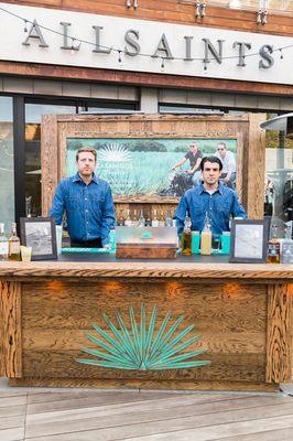 Casamigos bar for a very special gallery opening