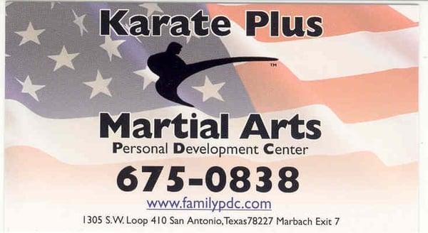 Your family's Martial Arts Personal Development Center!