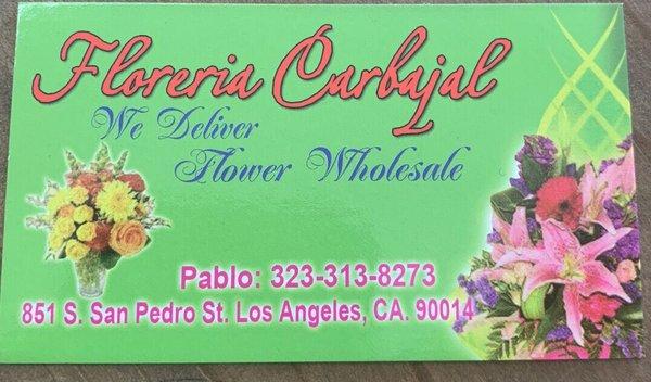 This is the new information of this flower Shop.