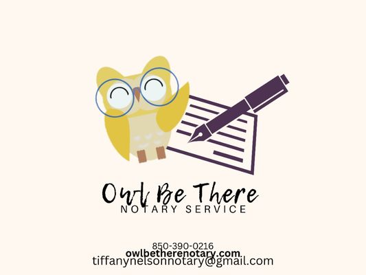 Owl Be There Notary - Here for all your Notarial needs.