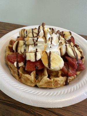 Protein waffle