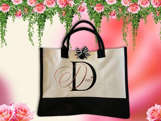 Customizable Canvas Tote Bag