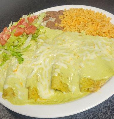 Enchiladas verdes