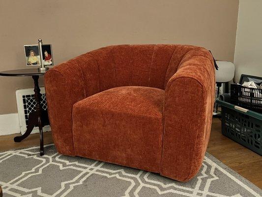 Orange homegoods chair