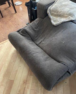 Couch started to sink less than one year of purchase