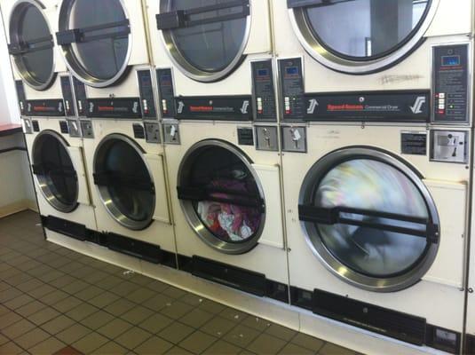 4 of 10 dryers are broken.