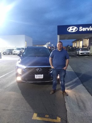 Shane stoked about his new Santa Fe