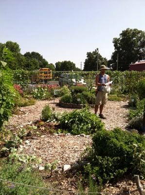 Mr Vaughn, our resident Gardner extraordinaire!