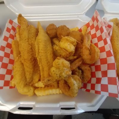 Tasty catfish & Shrimp