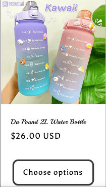 Kawaii 2L Water Bottle