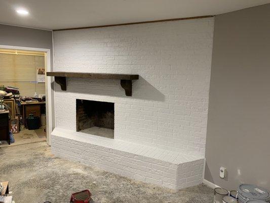 Brick primer and painting