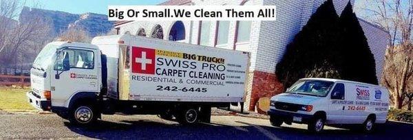 Swiss Pro Carpet Cleaning 
Big or Small weClean them all !