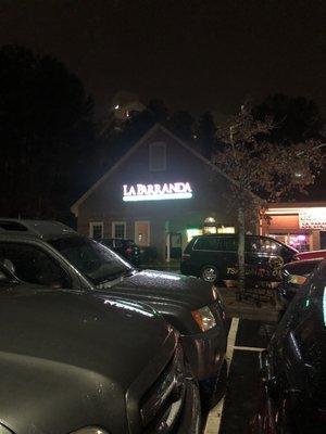 Outside of restaurant