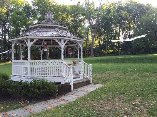 The Gazebo in Constitution Park w/Sail Panels shown on top right of image.