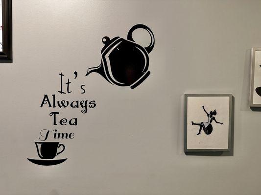 Always tea time- alternate version of its 5:00 somewhere