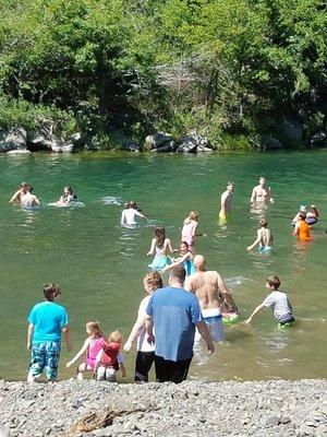 Church picnic river fun time!!!