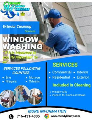 Commercial window cleaning, wny best exterior cleaning service.