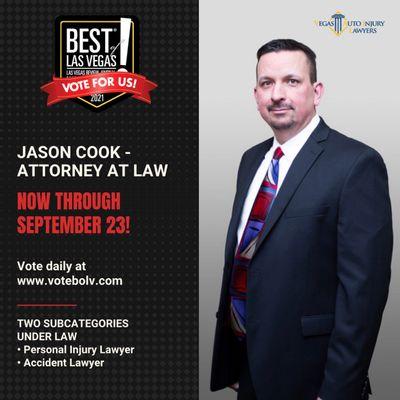 Please support Jason Cook for Best of Las Vegas!