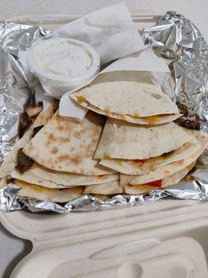 The "Gyrodilla" Quesadilla - delicious!