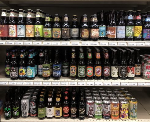 Make you own Six pack from large selection of craft Beer.