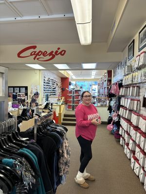 Shopping at Capezio!