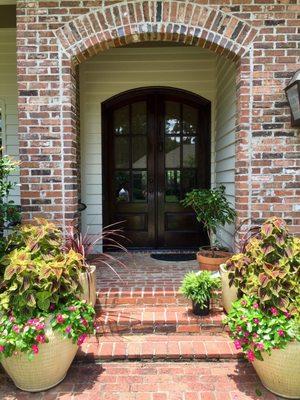 Stained door