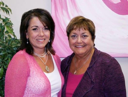 Co-Founders, Denise Hedrick Huber and Eileen Hedrick, RN, BSHA.